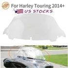 10.5" Moto Clear Windshield For Harley Touring Street Electra Ultra Cvo 14-24 New. Price: $45.84.