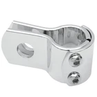 Drag Specialties Motorcycle 7/8" Three-piece Frame Clamp Chrome New. Price: $25.00.