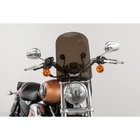 Tombstone Windshield Dark Smoke With Chrome Hardware 1-1/4" HD-3CHR-T-1.25". Price: $120.52.