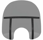 Memphis Shades Black Smoke Fats Windshield 15" W/7" Cutout MEB31212 New. Price: $208.95.