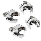 41MM Quick Release Windshield Clamps, Set Of Fit For Harley Dyna Fxdwg 93-05 New. Price: $55.99.