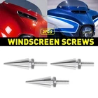 3PCS For 1996-2013 Harley Electra Glide Spike Bolts Windscreen Fairings Silver New. Price: $14.24.