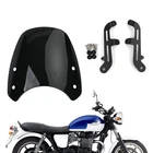 Abs Plastic Motor Windshield Windscreen Fit For Bonneville T100 T120 Black New. Price: $65.65.