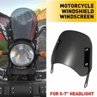 Motorcycle Windshields Front Windscreen W/mount Bracket 5"-7" For Honda Black New. Price: $18.99.