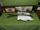 Harley Davidson Chrome Windshield Trim Fxdwg Fxstc Permanent Mounted 58312-95 New. Price: $65.00.