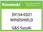Kawasaki Oem Part 39154-0321 Windshield New. Price: $93.76.