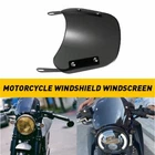 Universal 5"-7" Round Headlight Motorcycle Black Windshield Windscreen For Honda New. Price: $18.99.