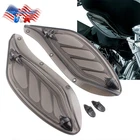 Smoke Adjustable Fairing Side Wind Deflector For Harley Touring Glide 96--13 New. Price: $35.00.
