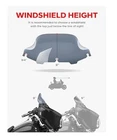 Amazicha 8" Smoke Wave Windshield Windscreen Compatible For 1996-2013 Harley ... New. Price: $30.00.