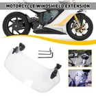 Motorcycle Windshield Spoiler Extension Deflector Clip Adjustable Universal New. Price: $20.95.