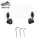 Motorcycle Universal Windshield Extension Adjustable Clip-on Windscreen Extender New. Price: $19.21.
