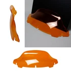 Pmma 7.0" Orange Windshield Windscreen For Harley Electra Glide Street 14+ New. Price: $69.95.