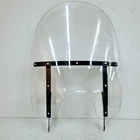 Harley-davidson Softail Detachable Windshield King Size 00-LATER 57400110 Used. Price: $150.00.