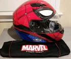Hjc CS-R3 Marvel Spider-man Motorcycle Helmet Size (59-60CM) Dot Cert Rare Pre-owned. Price: $400.00.