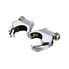For Quick Release Windshield Clamps, Chrome, 49MM Harley Dyna & Sportster New. Price: $86.81.