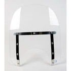 Memphis Shades Slims 15" Clear Windshield W/9" Headlight Cutout- MEM4120 New. Price: $187.95.