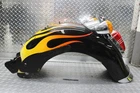 2001 Victory V92C Flame Rear Wheel Fender & Bracket W/ Tailight Turn Signals Used. Price: $399.99.