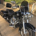 Fits For 1994-2024 Harley Touring Road King Classic Smoked Windshield W/ Bracket New. Price: $105.95.
