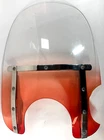 Cyclear Red Tint M321AS6 Motorcycle Aftermarket 24" X 18" Windshield Used. Price: $64.99.