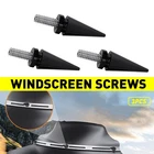 3PCS For 1996-2013 Harley Electra Glide Windscreen Spike Screws Bolts Kit Black New. Price: $14.24.