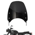 Abs Plastic Motor Windshield Windscreen Fit For Bonneville T100 T120 Carbon New. Price: $63.32.