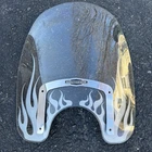 Harley-davidson Softail Nostalgic Detachable Windshield 26 Flame Decals Read Used. Price: $80.00.