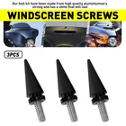 3PCS Fit 1996-2013 Harley Street Glide Spike Windshield Custom Bolt Screw Black New. Price: $15.19.
