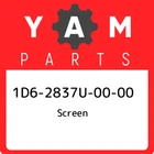 1D6-2837U-00-00 Yamaha Screen 1D62837U0000, New Genuine Oem Part. Price: $1078.88.
