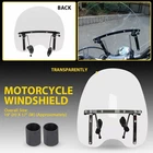 Motorcycle Headlight Windshield Windscreen Universal 7/8"(22MM) For Handlebar New. Price: $53.19.