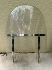 Harley Davidson Detachable Windshield 31.5" X 23" Clear W/ Brackets Used. Price: $175.00.
