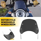 Universal Motorcycle Headlight Fairing Windshield Windscreen 5-7'' Round Smoked New. Price: $20.99.