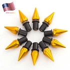 10 Pcs Cnc Gold Windshield Spike Bolts Kits Screws New. Price: $14.99.