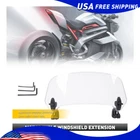 Clip Windshield Extension Spoiler Deflector Adjustable Accessories Panel New. Price: $20.89.