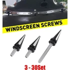 3-30X For Harley Street Electra Glide Impaler Spike Windscreen Bolt Black+white New. Price: $26.49.