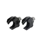 Quick Release Windscreen Clamps Black Alloy Forks Dyna & Sportster New. Price: $73.83.
