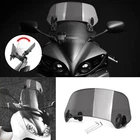Universal Motorcycle Clip On Deflector Windshield Windscreen Gray Ca New. Price: $41.68.