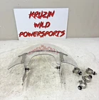 2004 Harley Dyna Low Rider Quick Detach Release Windshield Clear Screen Hardware Used. Price: $179.00.