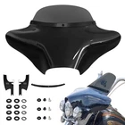Front Outer Batwing Fairing With 6" Windshield For Harley Touring Road King Flhr New. Price: $239.99.
