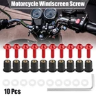 10PCS M5 5MM Motorcycle Windscreen Screws Fairing Bolt Red New. Price: $12.29.