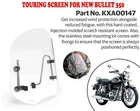 "touring Screen Fit For Royal Enfield New Bullet 350. Price: $89.99.