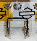 06-25 Harley National Cycle Spartan Softail, Dyna Quick-release Windshield 18.5" Used. Price: $89.95.