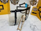 Oem 88-17 Harley Windshield Hardware Black Compact Dyna Used. Price: $59.95.