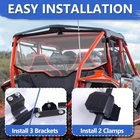 Rear Windshield Clear Back Window For Talon 1000X-4 2019-2025 Utv Windscreen New. Price: $137.43.