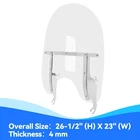26" Acrylic Windscreen Windshield For Harley Softail Deluxe Fat Boy Fls 2000-17 New. Price: $80.00.