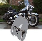 Large Smoke Windshield 18"X16" For Harley Davidson Dyna Softail Sportster King New. Price: $73.05.