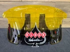 Klock Werks 9" Yellow Flare '25-'26 Indian Chieftain / Roadmaster Powerplus Used. Price: $150.00.