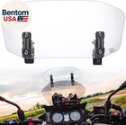 Motorcycle Windshield Upgraded Aluminum Metal Heightened Extension Sp New. Price: $135.43.