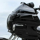 Klock Werks 9" Black Flare Windshield Harley Fxrp Style Fairings Dyna New. Price: $249.95.