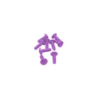Puig Windscreen Screw Kit - Purple, Well Nut 0957L New. Price: $17.84.