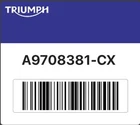 Triumph Bonneville Colour-co-ordinated Summer Screen-cranberry Red A9708381-CX New. Price: $150.00.